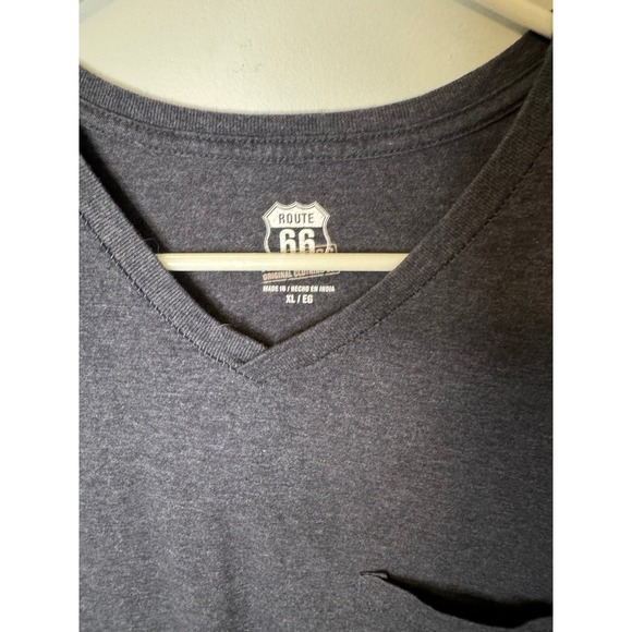Route 66 Men's V-Neck T-Shirt - Picture 2 of 3